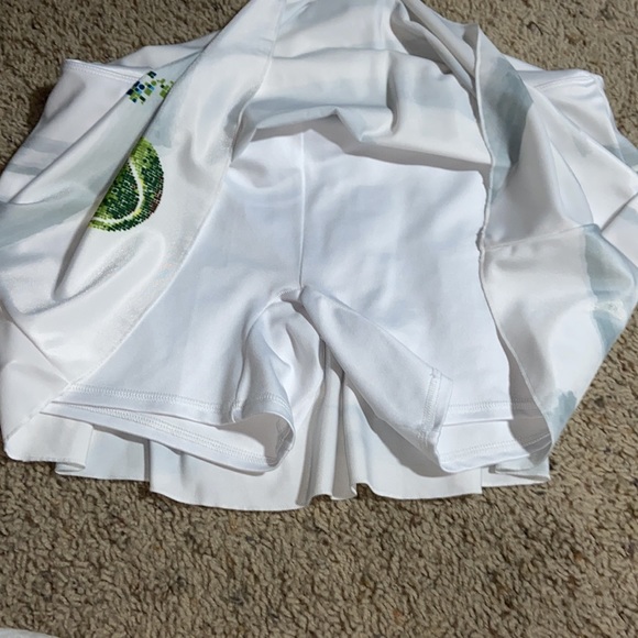 RARE Like new LACOA LacoaSports pixels tennis ball pickleball skirt tennis skirt - Picture 7 of 8